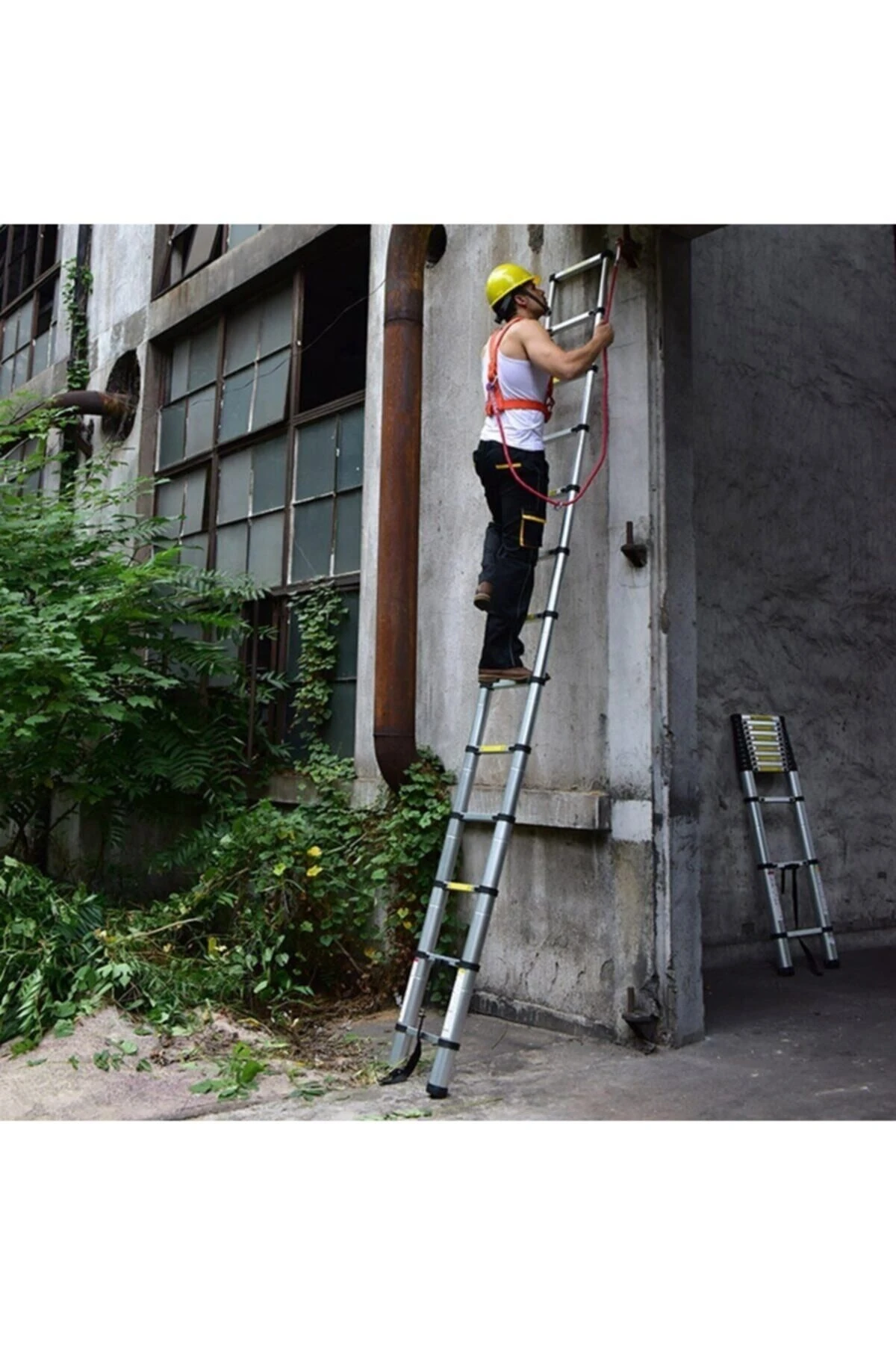 Alüminyum Teleskopik Merdiven | 14 Basamak - 5,2 Metre