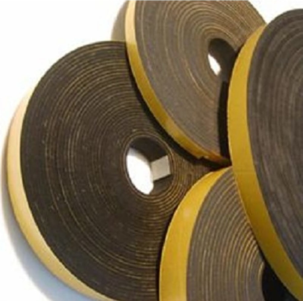 Isı ve Ses Yalıtımı Için Yapışkanlı Kauçuk Sünger