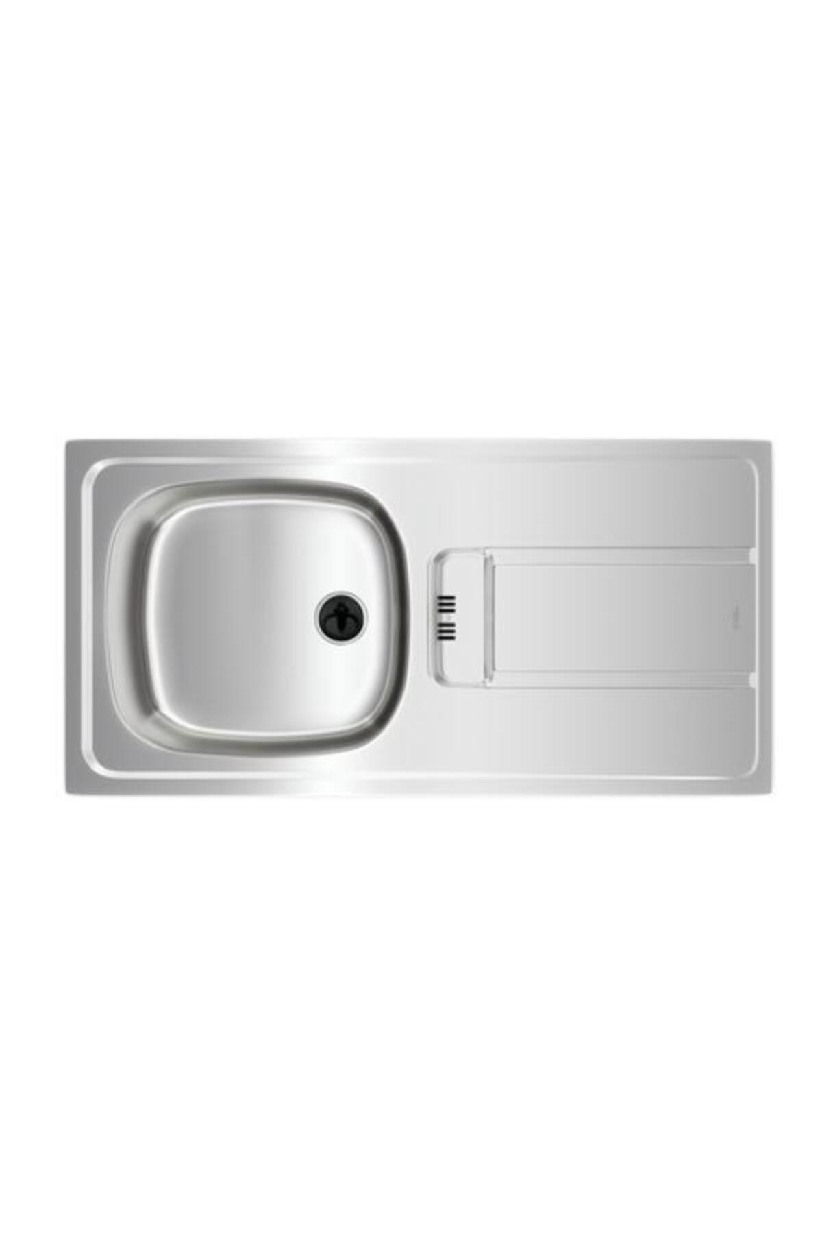 Gravity 45 Paslanmaz Çelik Tek Gözlü Sağ Damlalıklı Eviye (.115120042)