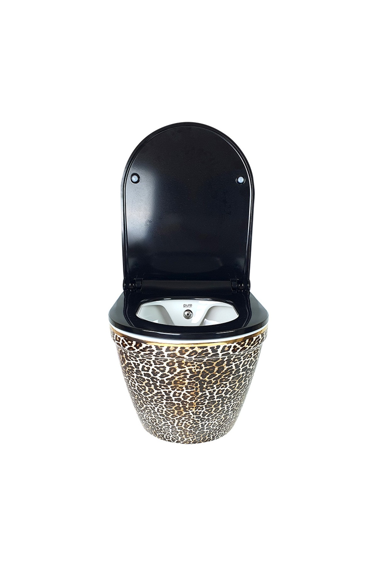 Pure Leopar Kanalsız Asma Klozet Wh-805+soft Kapak