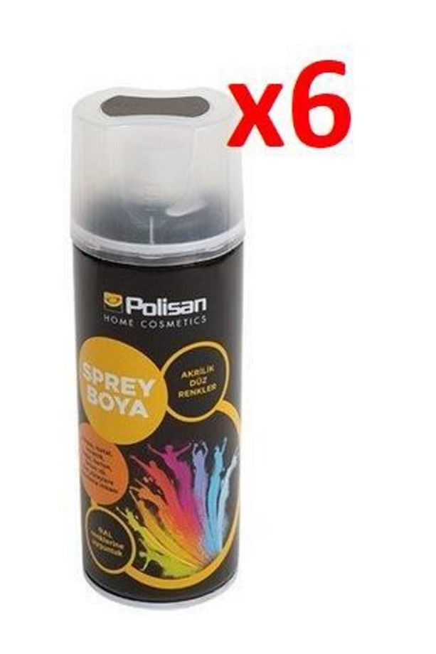 Akrilik Sprey Boya 400 Ml Mat Siyah