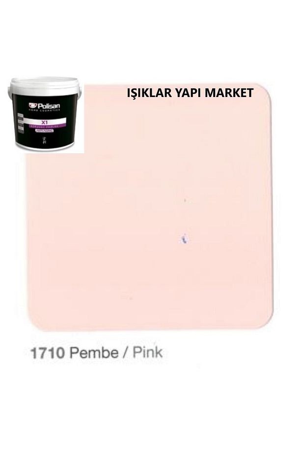 Ahşap&metal Boyası-su Bazlı-x1 Antiaging-kokusuz-parlak 2,5litre(3,20KG.)-pembe