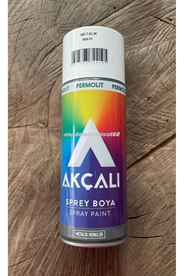 AKÇALI METALİK MAVİ BOYA MAVİ SPREY BOYA METALİK EFEKT OTO BOYASI 400ML 355
