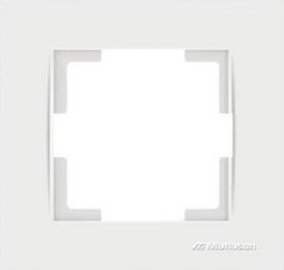 Tekli Çerçeve Rita Natural - Beyaz