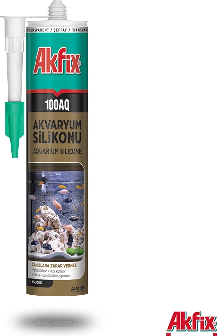Akfi x 100 Akvaryum Silikonu Şeffaf