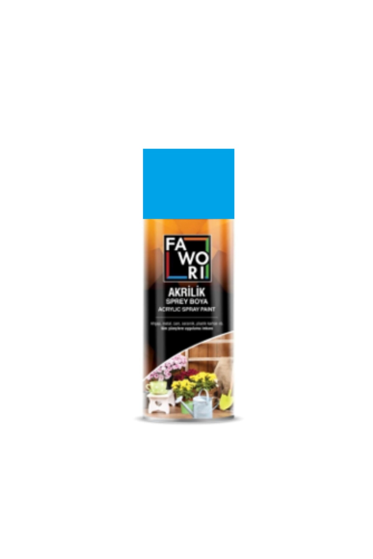 AKRİLİK SPREY BOYA MAT SİYAH 400ML