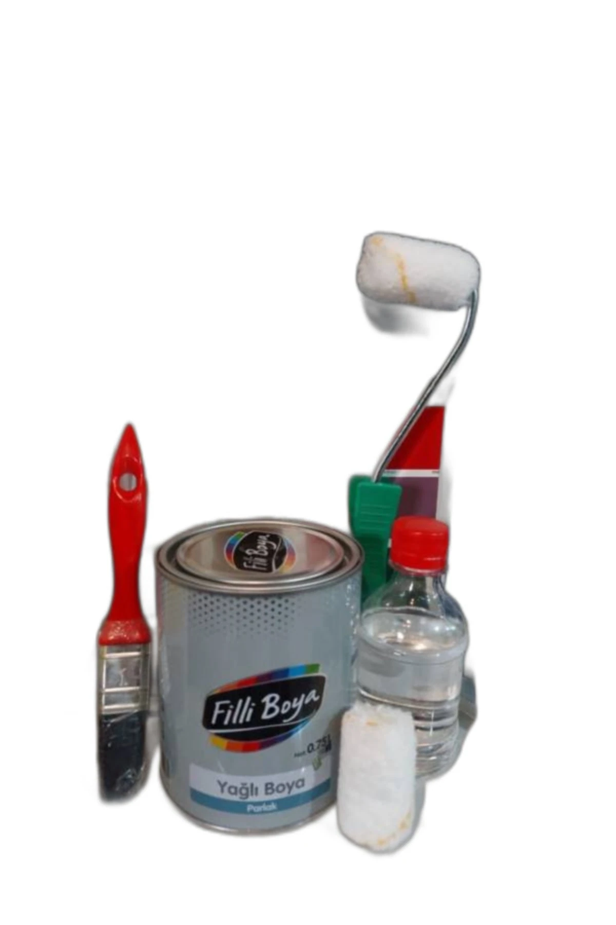 Filli Yağlı Boya Parlak Beyaz 0.75 Lt+rulo+fırça+tiner Takım