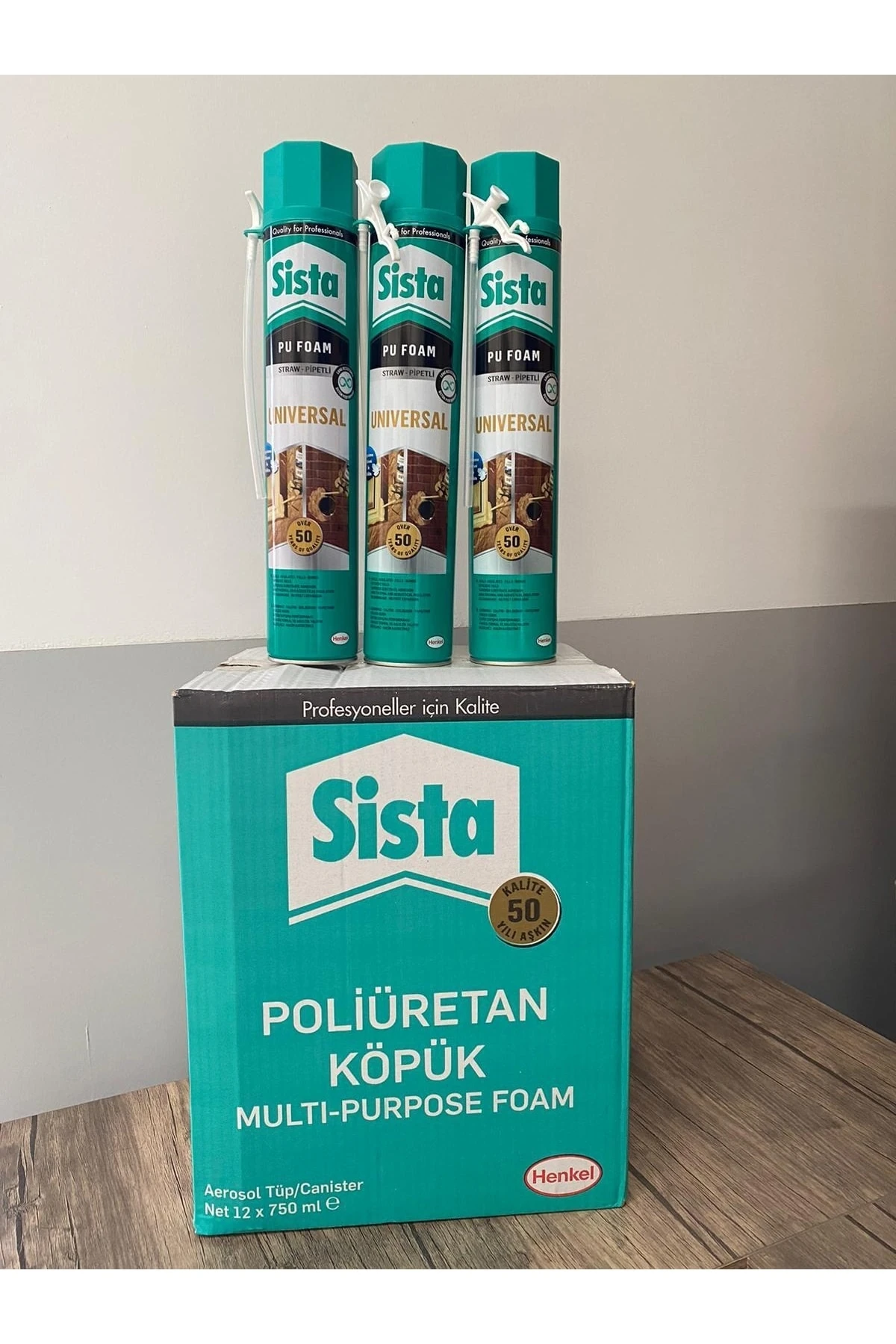 Sista Universal Poliüretan Köpük 750 Ml 12'li Koli