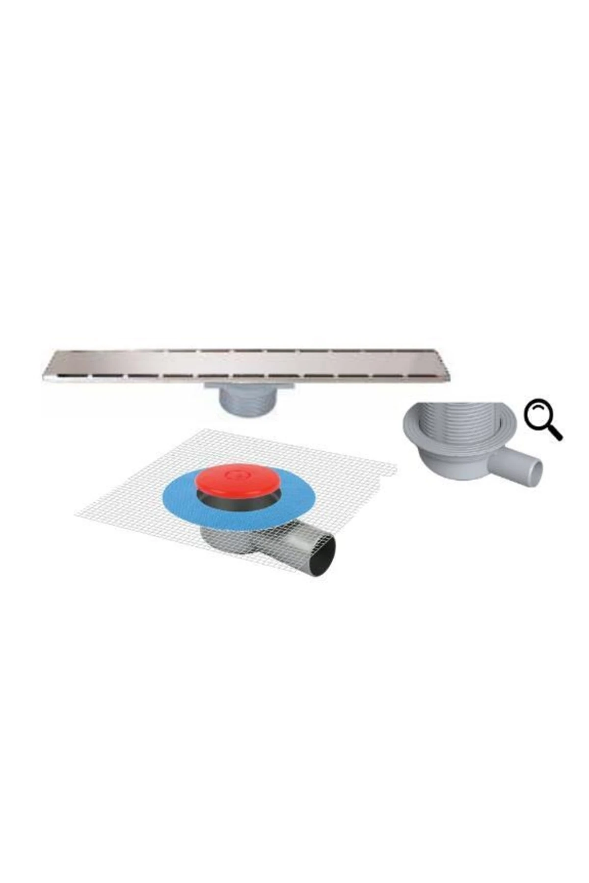 Yükseklik Ayarlı Duş Kanalı 60 Cm Ve Yalıtım Kiti 1153-0816033-01