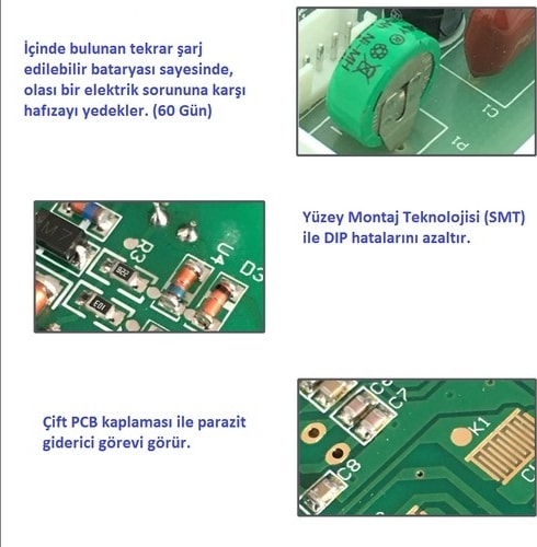 Hubsten CN101A Programlanabilir Gecikmeli Zaman Ayarlı Haftalık 12V Röle Kuluçka Röle