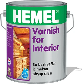 Varnish For Interior-Su Bazlı Iç Mekân Vernik - 2,5 Lt