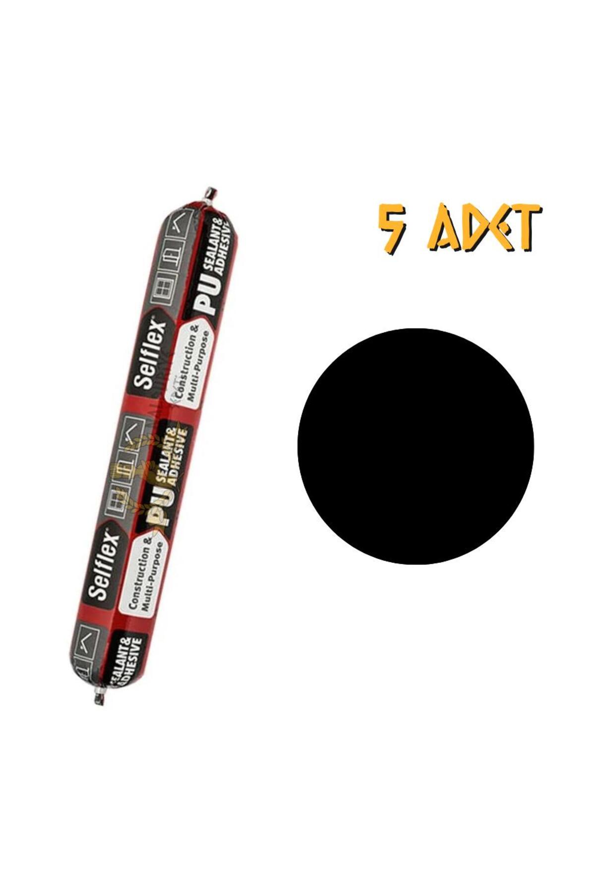 Poliüretan Sosis Mastik Yapıştırıcı PU50 SİYAH 600 ml. - 5 Adet