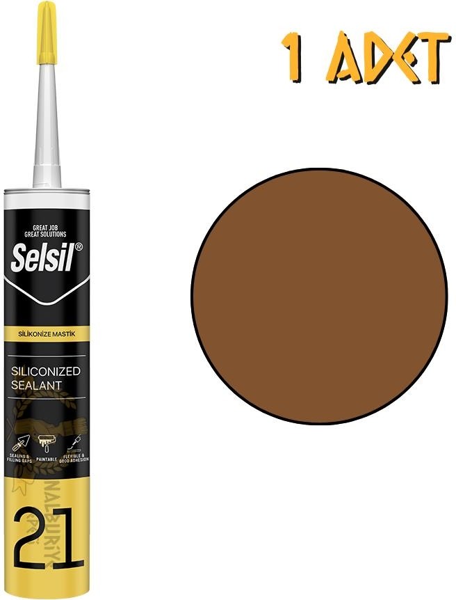 Silikonize Mastik Altın Meşe 500 Gr. - 1 Adet