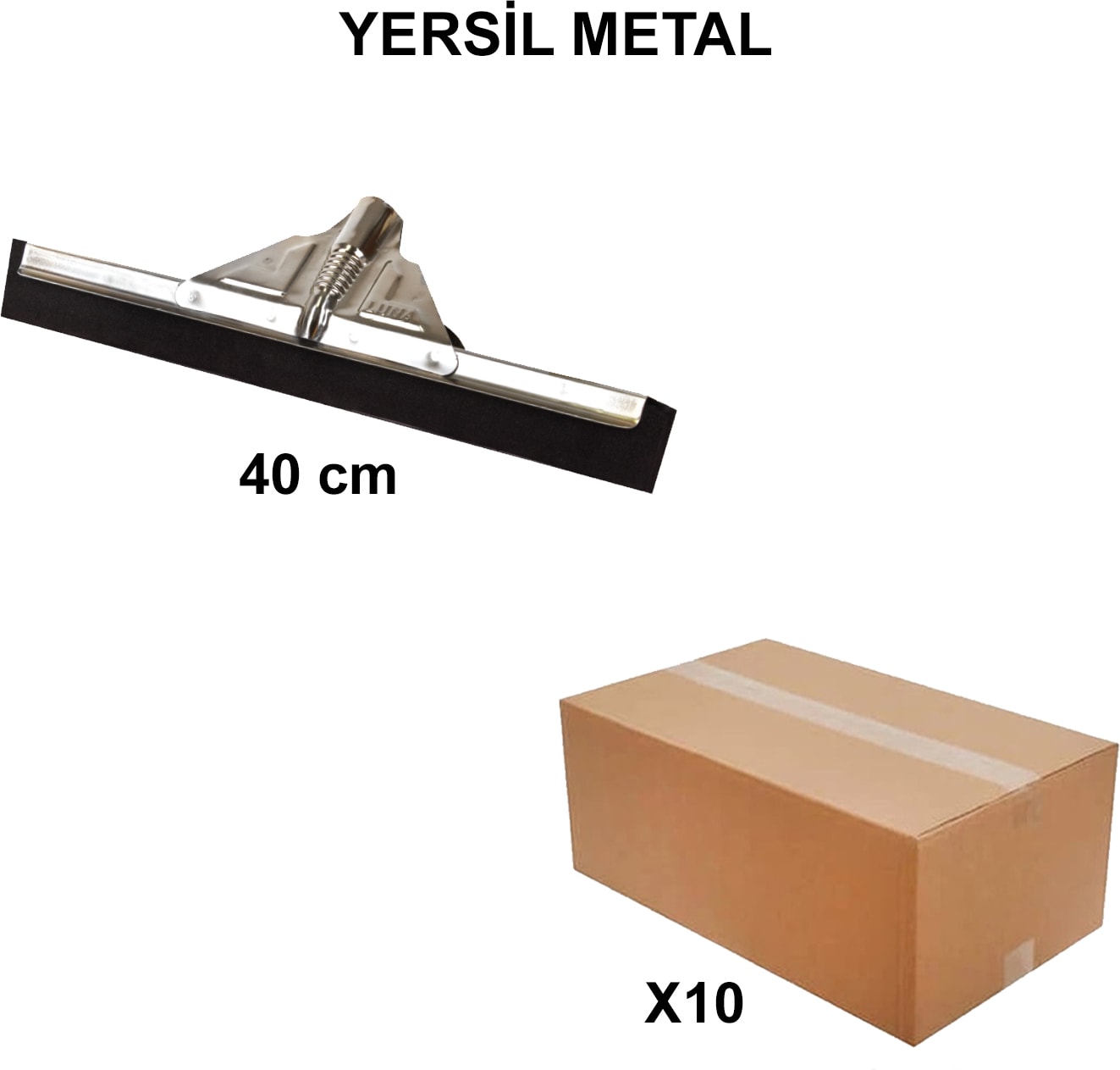 Ege ArgeToptan Yersil Metal 40 cm - 10 Adet 005723