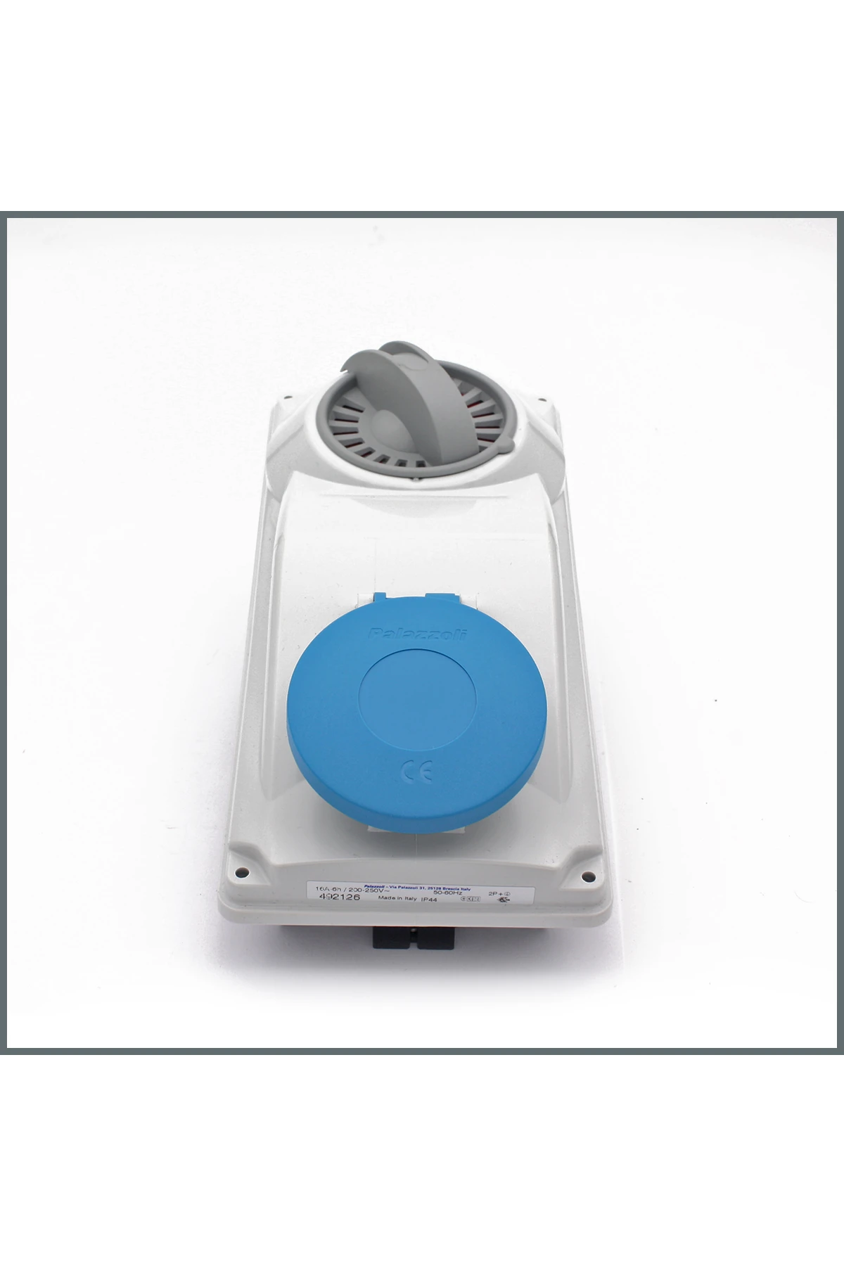 Topter Serisi Anahtarlı Priz 16a (IP44) 230v (DİKEY) 2p T H:6