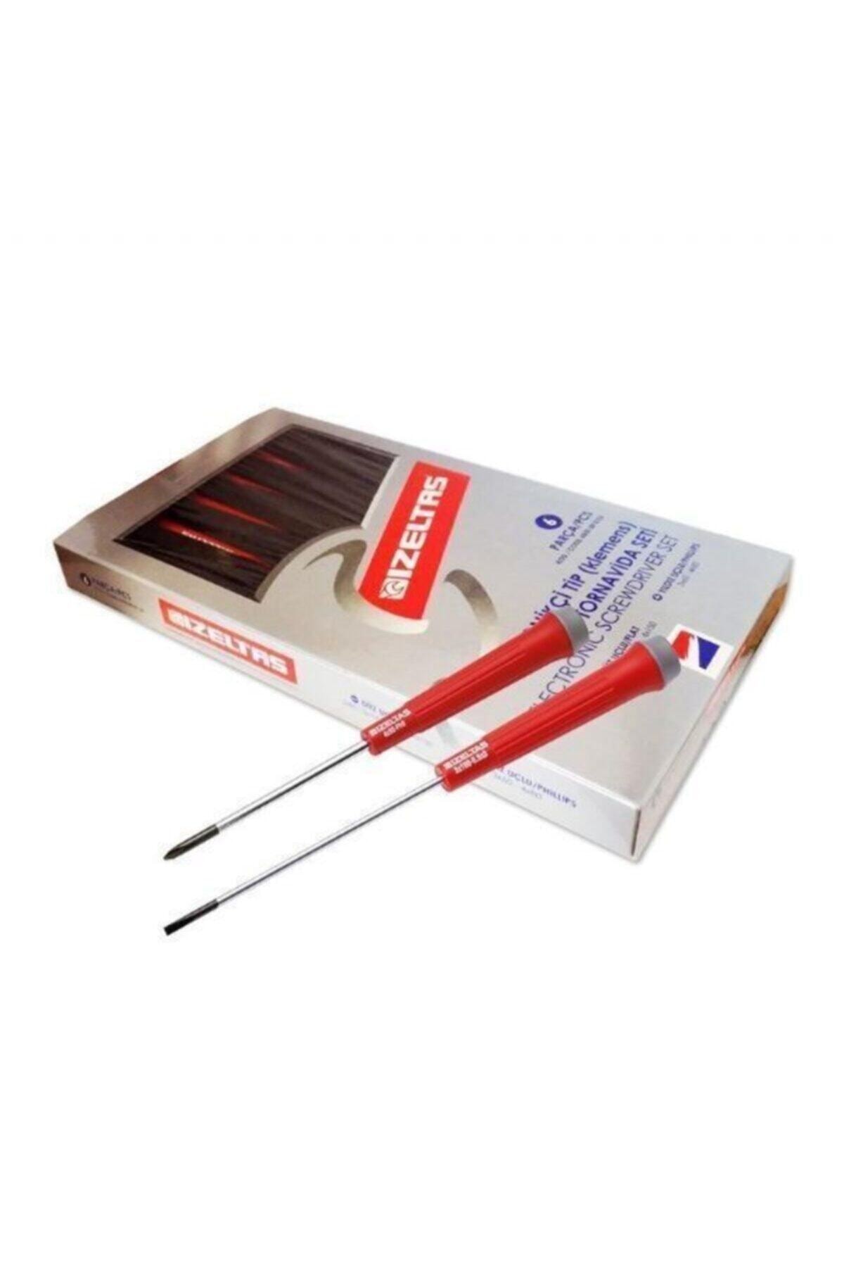 İZELTAŞ Elektronikçi Tip (klemens) Tornavida Seti (6 Parça)