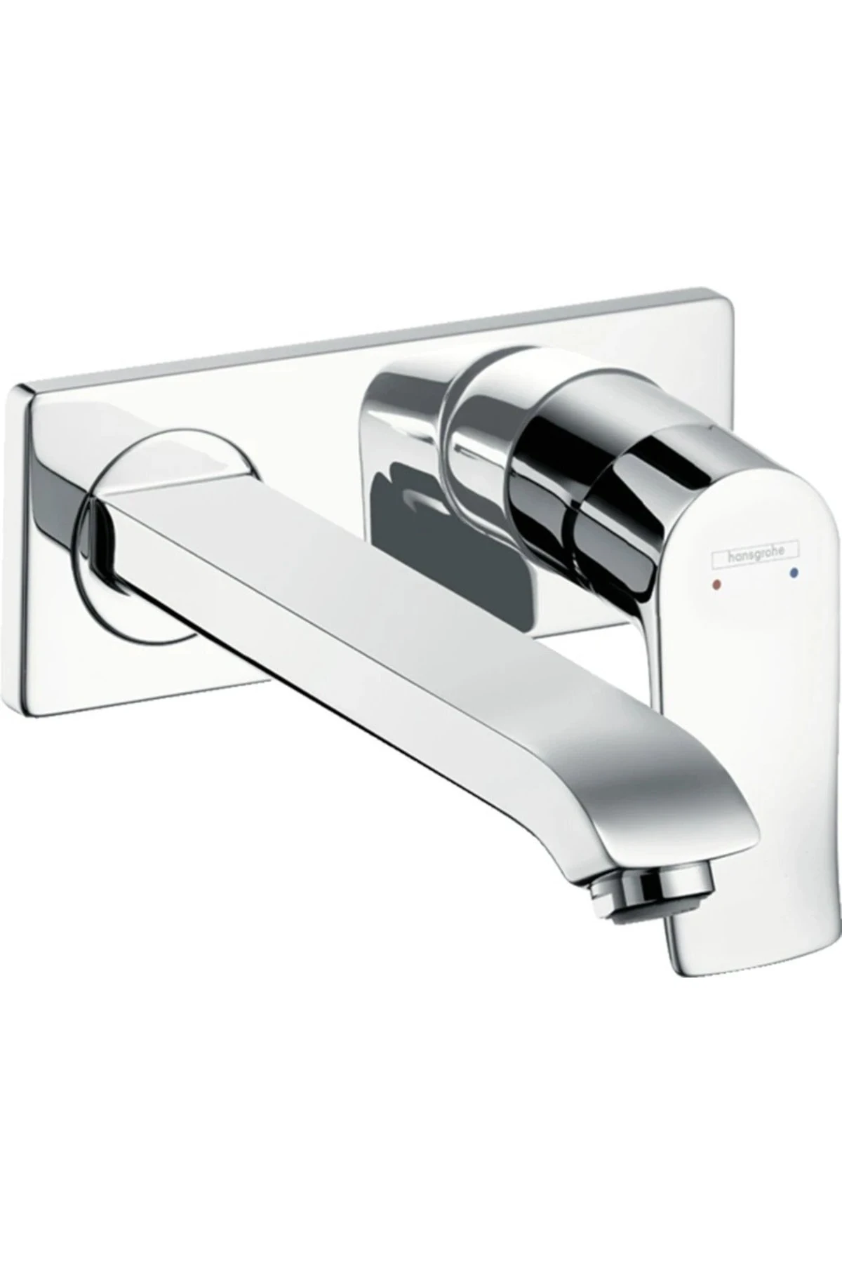 Metris Tek Kollu Lavabo Bataryası Krom Ankastre Duvara Monte, 22.5 Cm Gaga Ile