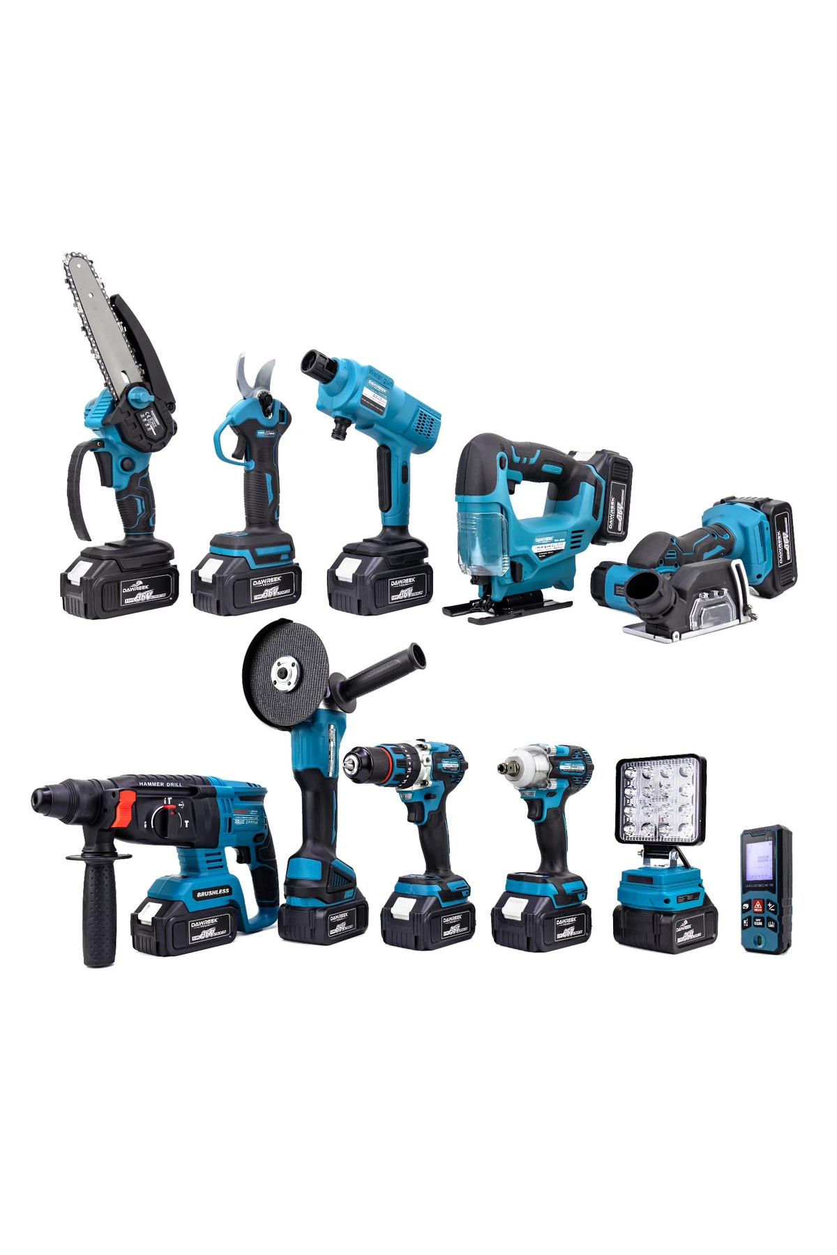 ONBİRLİ SET Ş.HİLTİ+Ş.SPRAL+S.SIKMA+MATKAP+Ş.TESTERE+Ş.MAKAS+Ş.Dekupaj+Lazer Metre+OtoYıkama+Taşlama