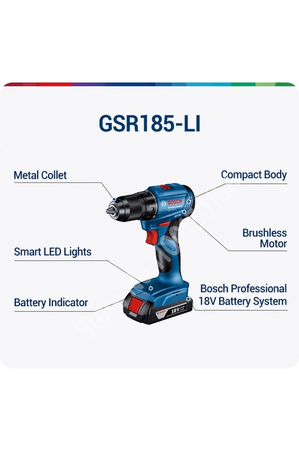 BOSCH Promix Set Gdr 180 li Ve Gsr 180 li Şarjlı Matkap  Darbeli Vidalama Somun Sıkma + Çift Akülü