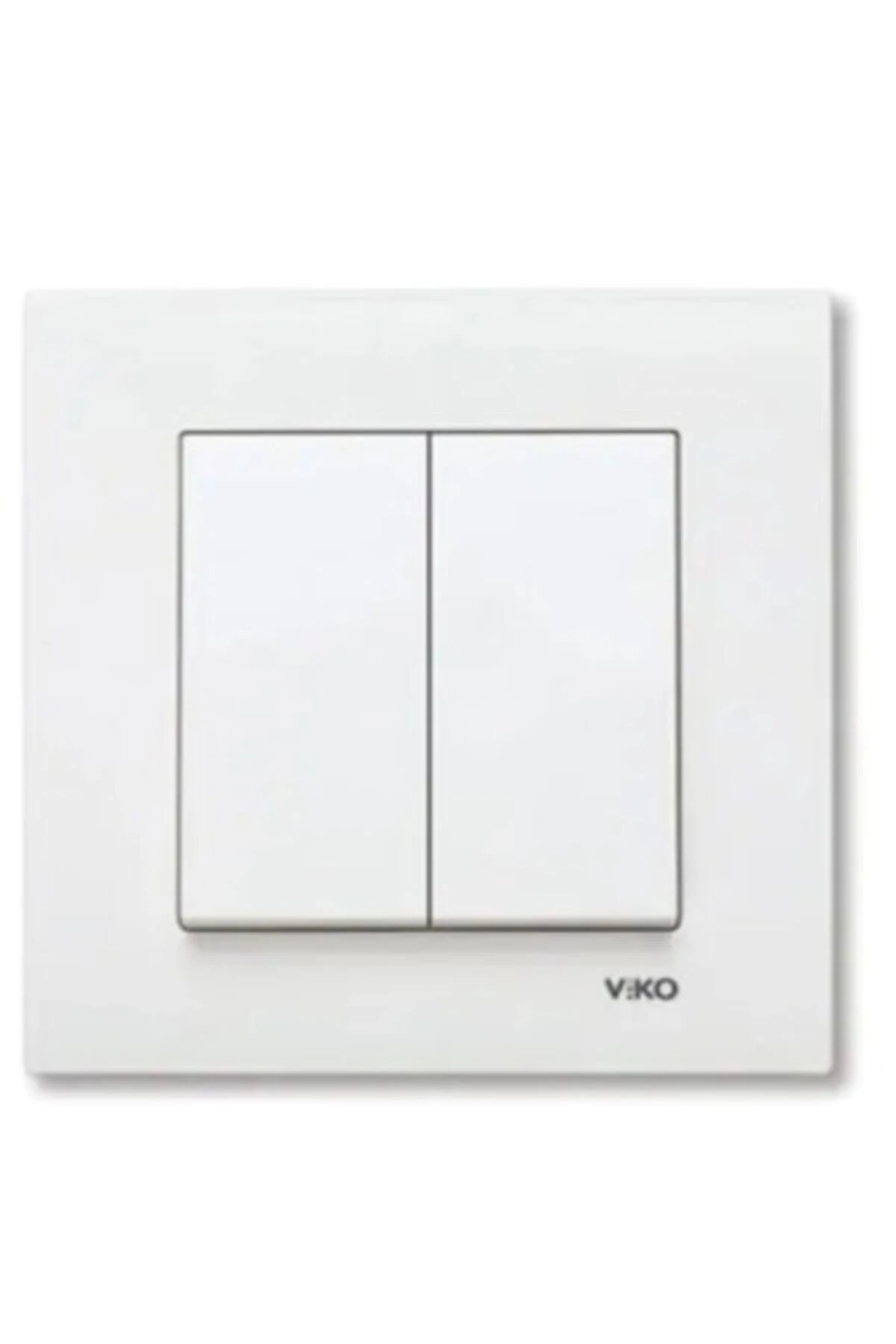 Karre Ikili Anahtar Komütatör + Çerçeve 5'li Set