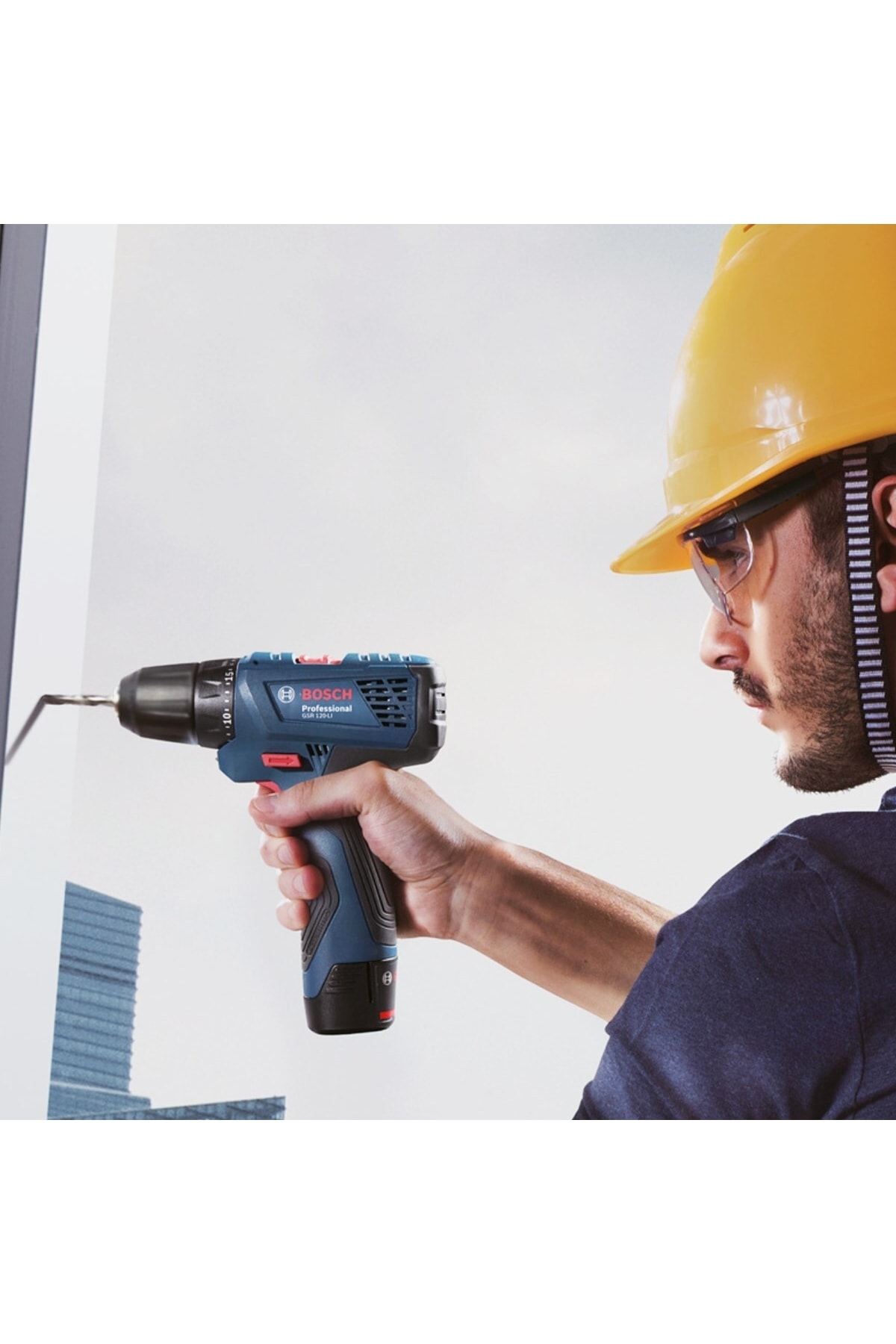 BOSCH Gsr 120-li 2 Ah 12v Akülü Vidalama Şarjlı Matkap + 23 Parça Matkap Ve Vidalama Ucu Seti