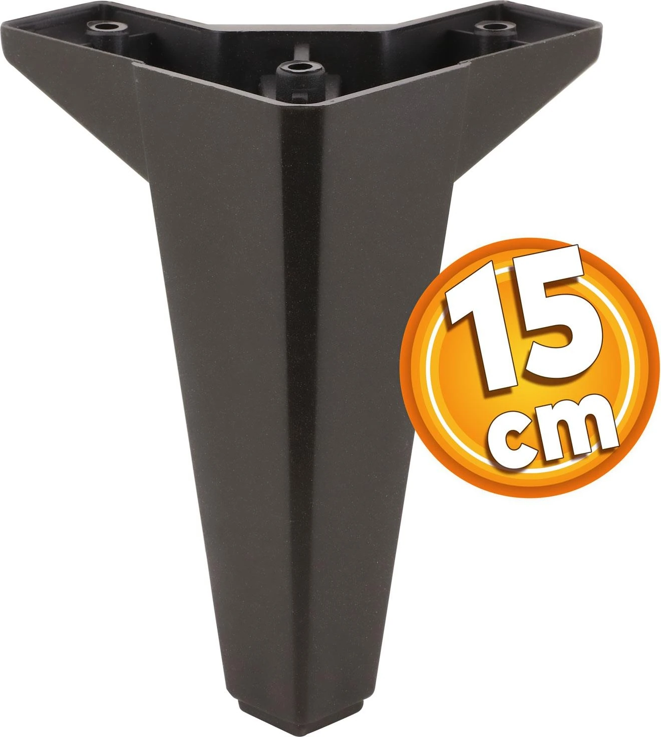 Sedir Lüks Mobilya Kanepe Sehpa Tv Ünitesi Koltuk Ayağı 15 cm Siyah Baza Ayakları