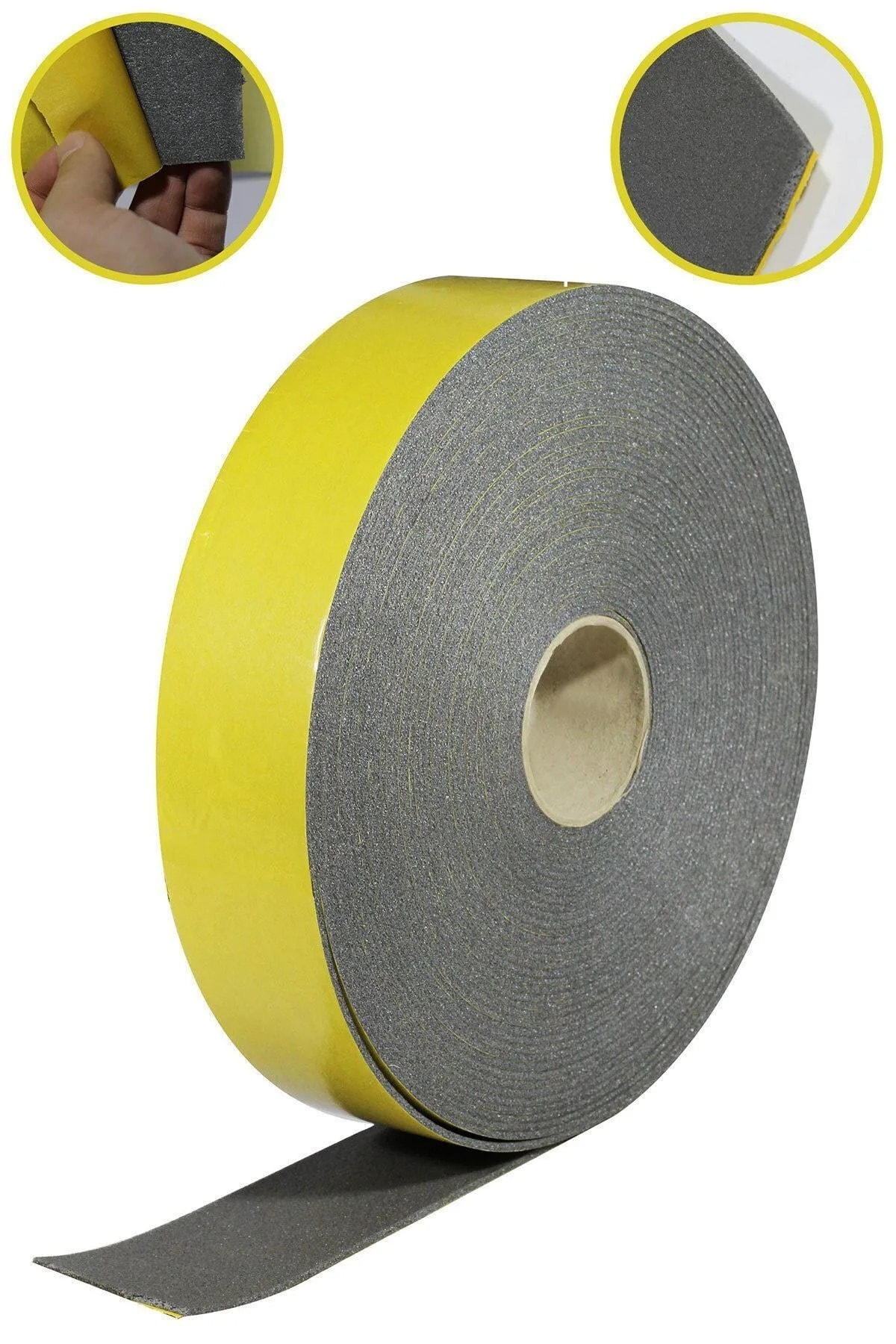 Araç Oto Ses Isı Yalıtım İzolasyon Bandı Bantı Kauçuk Sünger 75 mm 10 Metre.