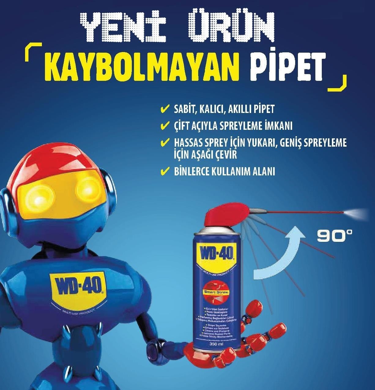 Wd 40 Smart Straw Pas Sökücü Yağlayıcı 350 ml