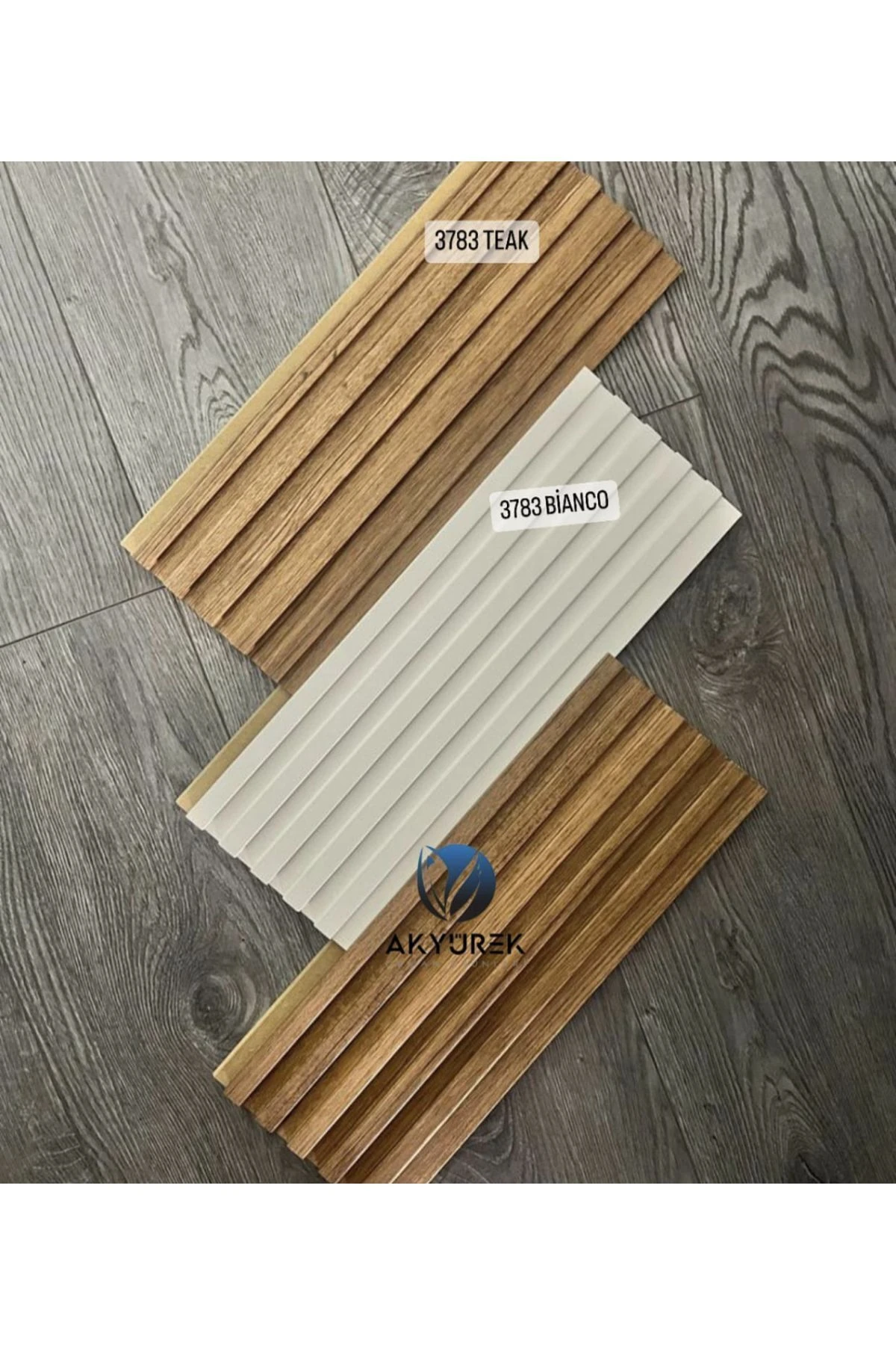 Akyürek Lb 3783 Model Bianco ( Beyaz -kırık Beyaz Arası Renktir) Dekor Profil Duvarpanel Lambri