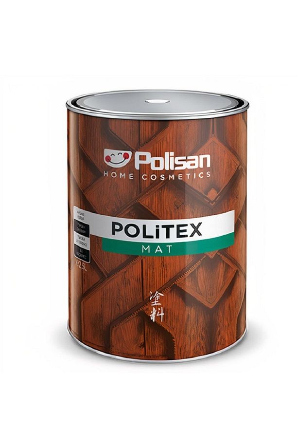 Politex Lüx Vernik Ahşap Koruyucu Mat Siyah 0,75 Lt