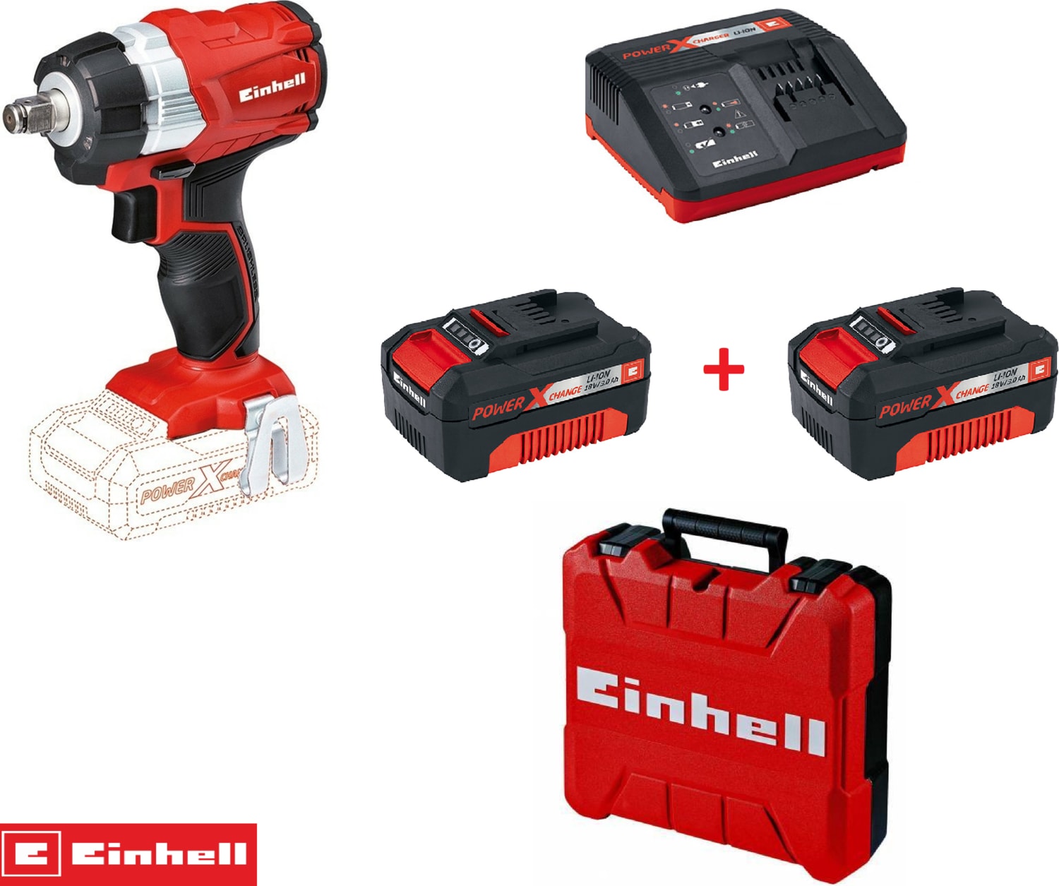 Te-Cw 18 Bl Kit Darbeli Somun Sıkma Vidalama (2X3,0 Ah)