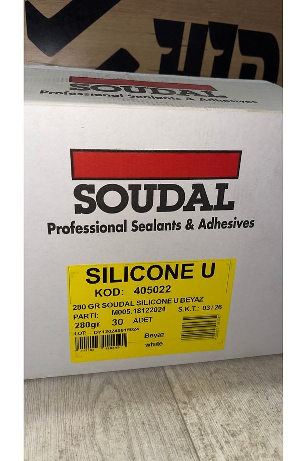 Silicone U Beyaz 280gr (3 ADET)