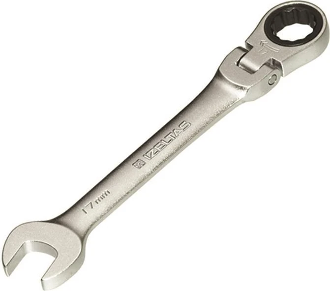 Izeltaş Mafsallı Cırcır Anahtar 9 mm