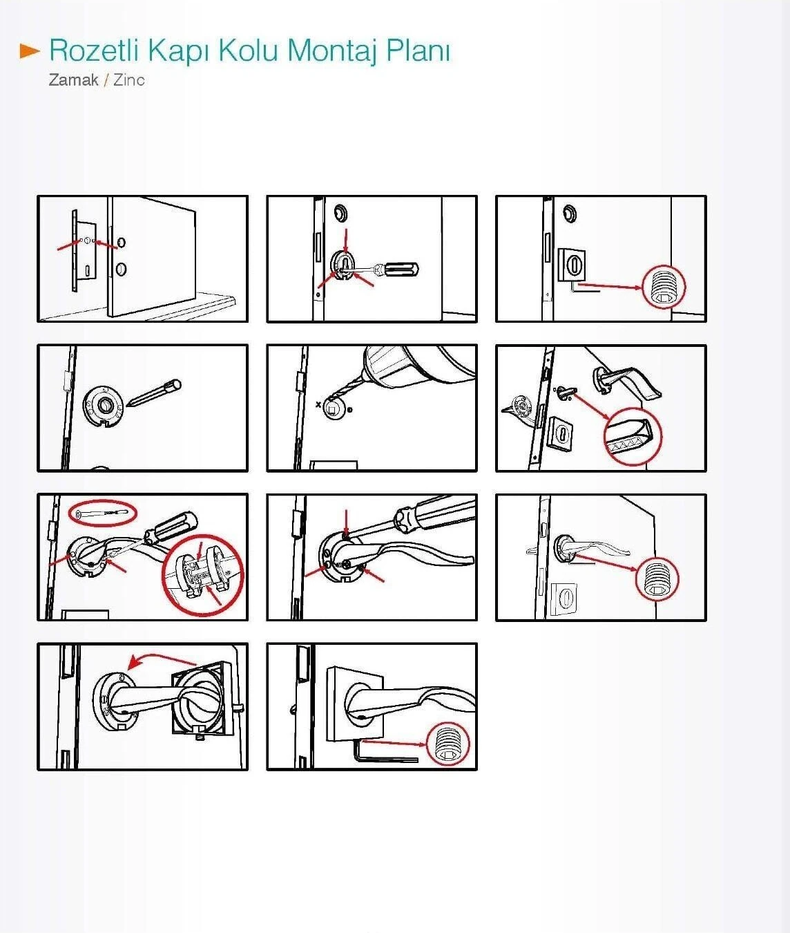 Alüminyum/çelik Mat Siyah Kare Rozetli Wc Kapı Kolu / Dicle Anka