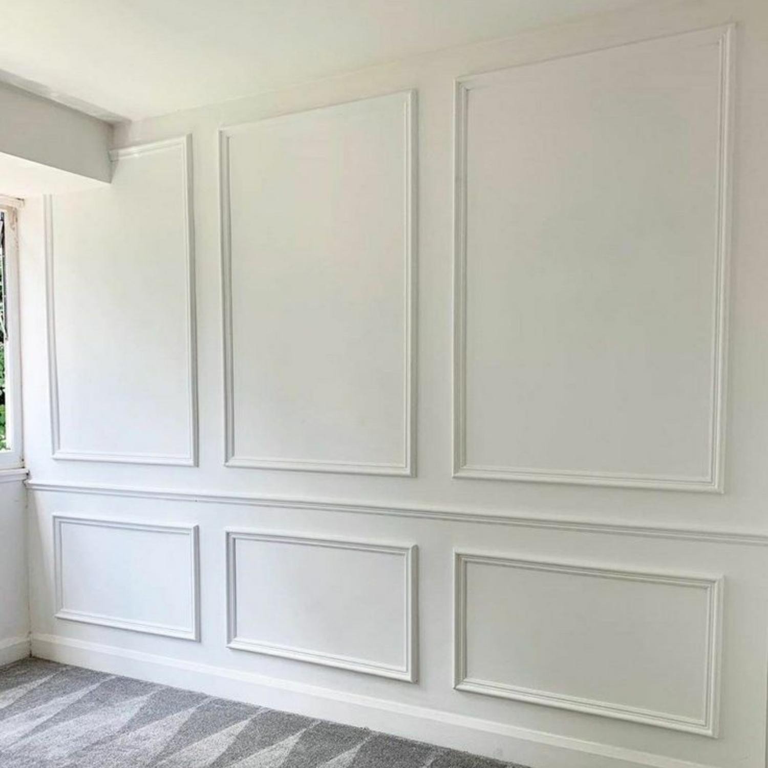 Beyaz Tasarım Boyanabilir Çıta Hazır Kesim (ANKA124)