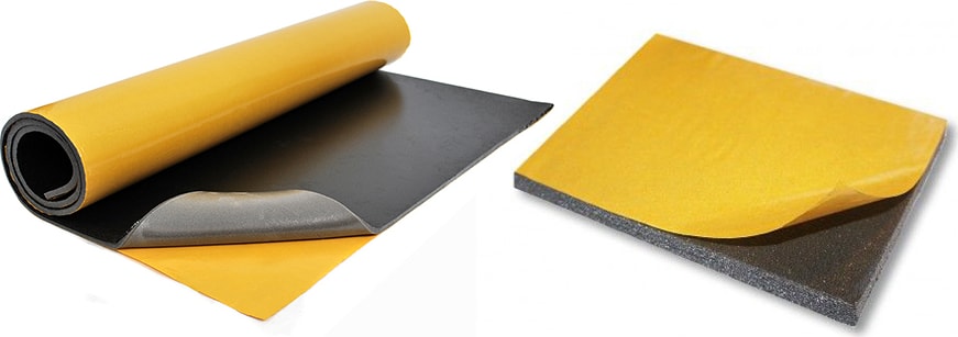 Kauçuk Köpüğü Oto Ses Yalıtımı 6-9 mm 100X100 1m2