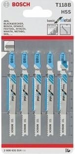 BOSCH T118B Metal Dekupaj Testere Bıçağı 5 Parça