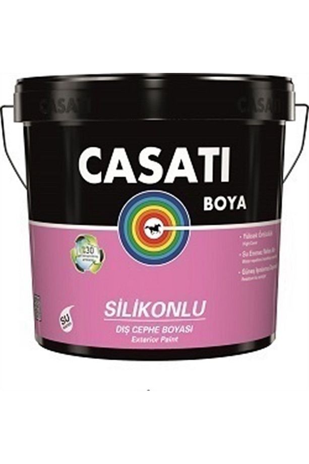 Slikonlu Dış Cephe Boyası C001 Beyaz 2,5 Lt