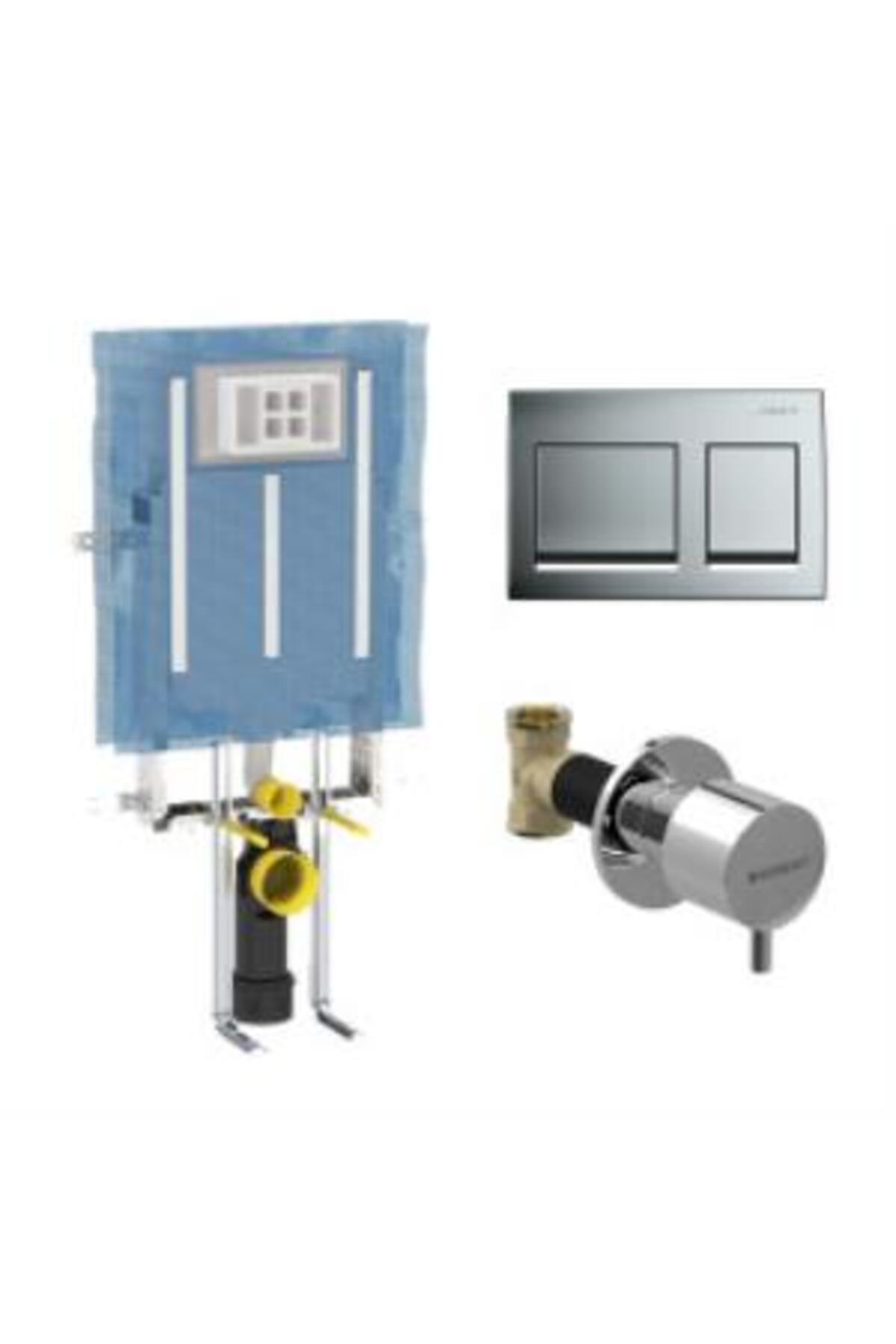 Alpha35 Gömme Rezervuar Seti - Mat Krom