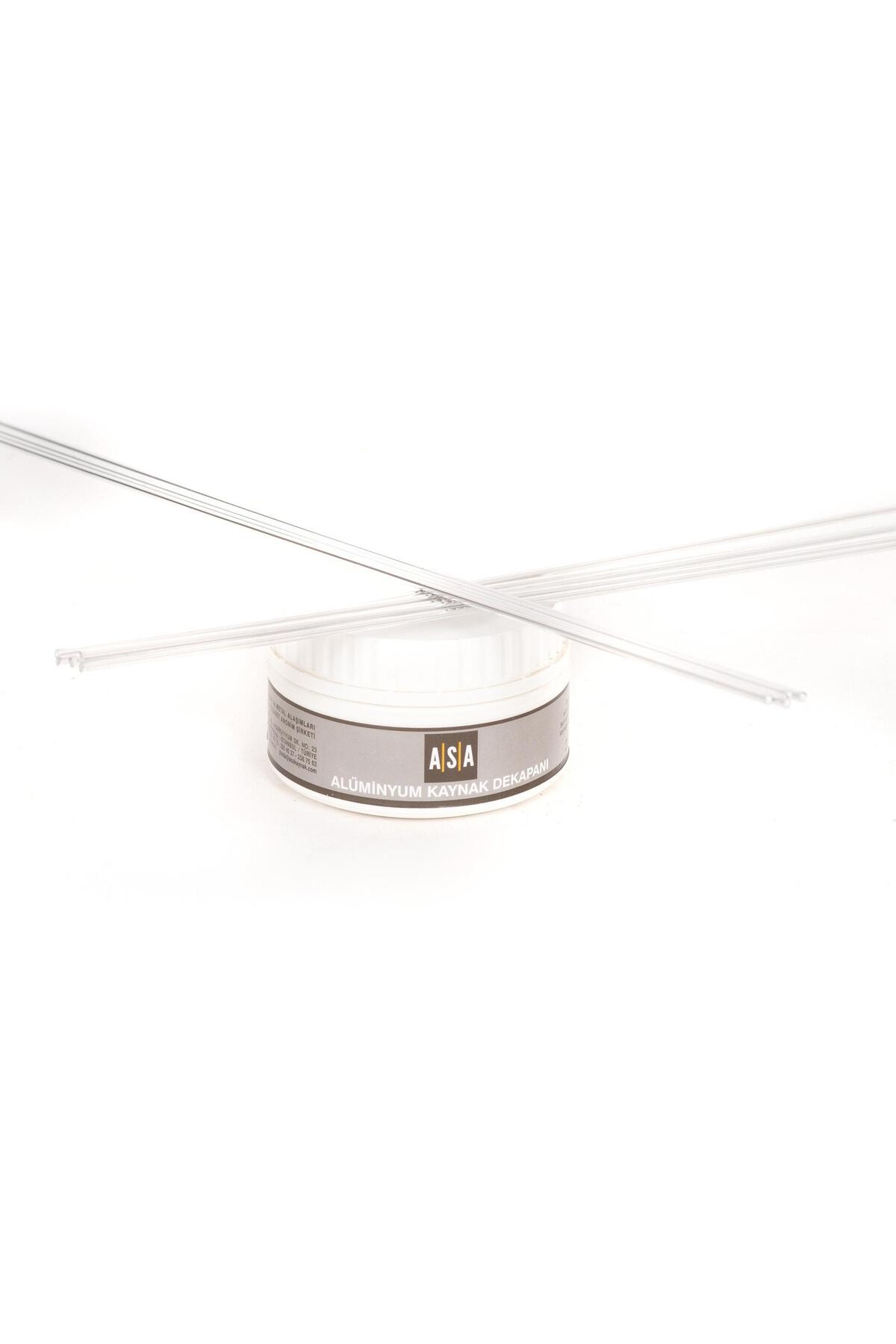 ALÜMİNYUM KAYNAK TELİ 2,4 MM (10 ADET) + ALÜMİNYUM KAYNAK DEKAPANI 250 GR