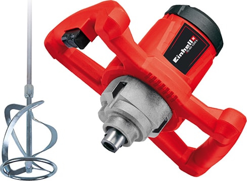 Boya ve Harç Mikseri TC-MX 1200 E (1.200 W, 680 rpm, kompakt 1 vitesli makine, yoğun malzemeler, hız kontrol elektroniği, ergonomik tutamaklar, M14 diş, karıştırıcı dahil) - 4258545