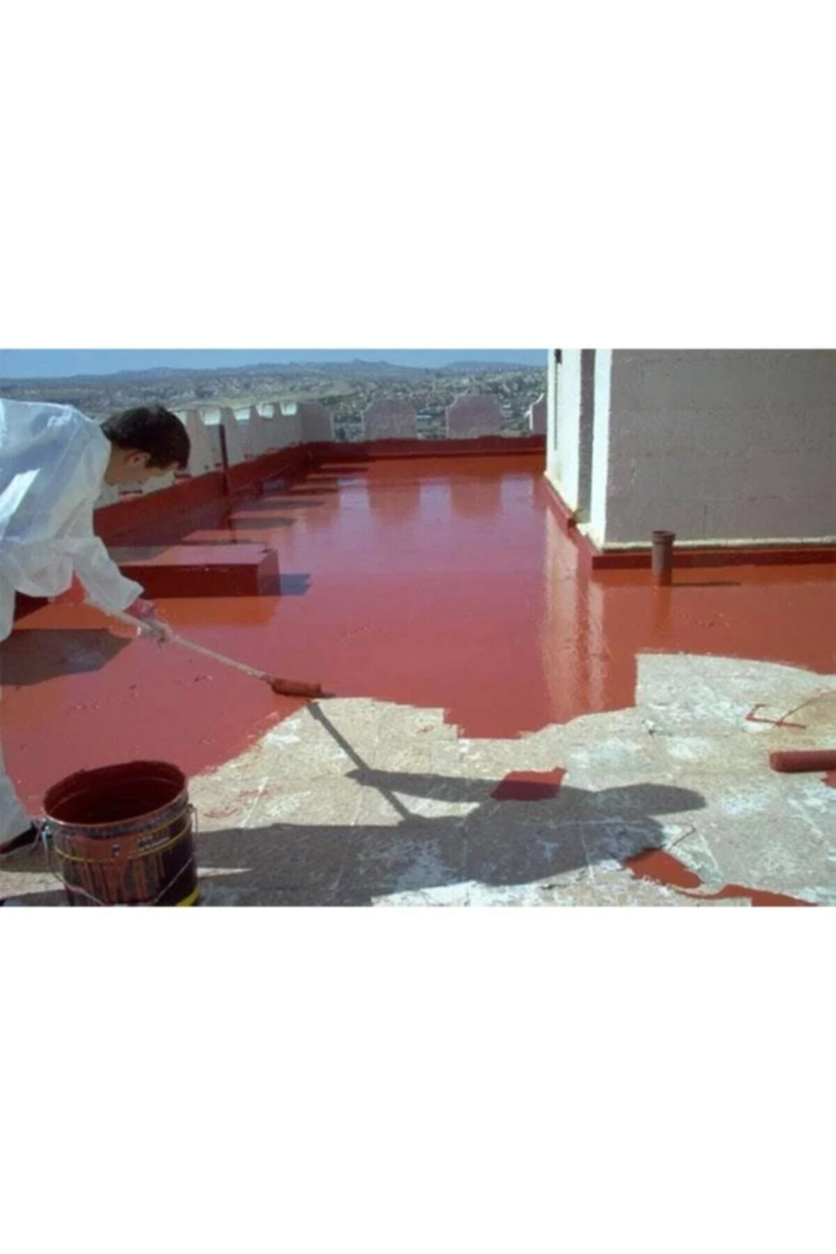 M1 Süper Elastik Su Yalıtım Kaplaması 3.5 Kg - Kiremit