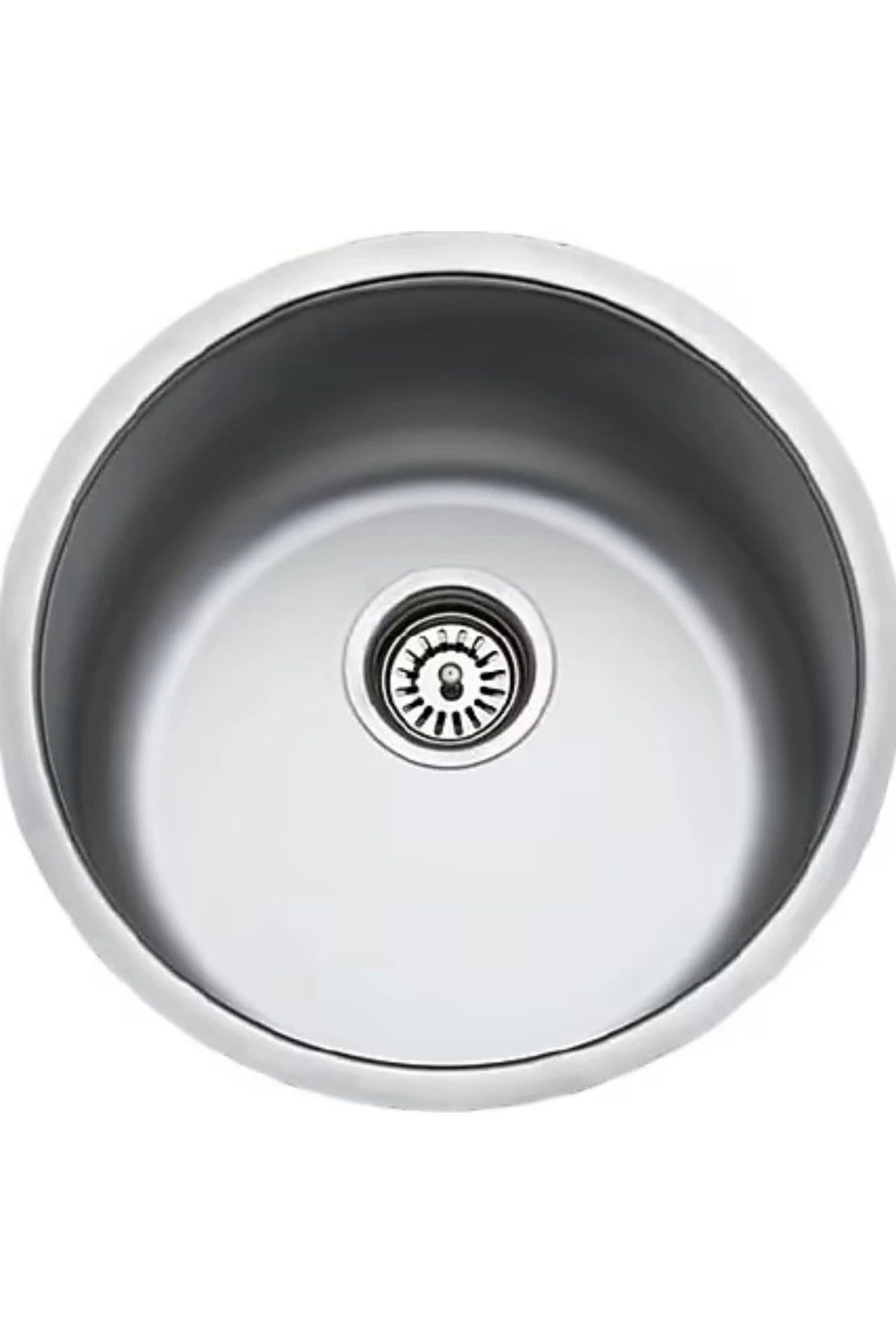 Donau C40 Yuvarlak Paslanmaz Çelik Evye – Tek Hazneli, Tezgah Altı