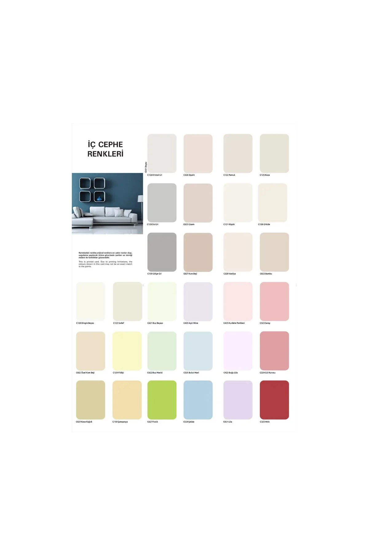 Silikonlu Boya Mat İç Cephe Duvar Boyası 7,5 Lt