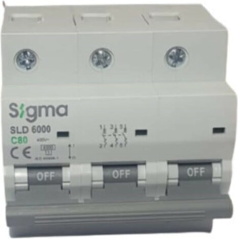3X80A C/6ka W Otomatik Sigorta
