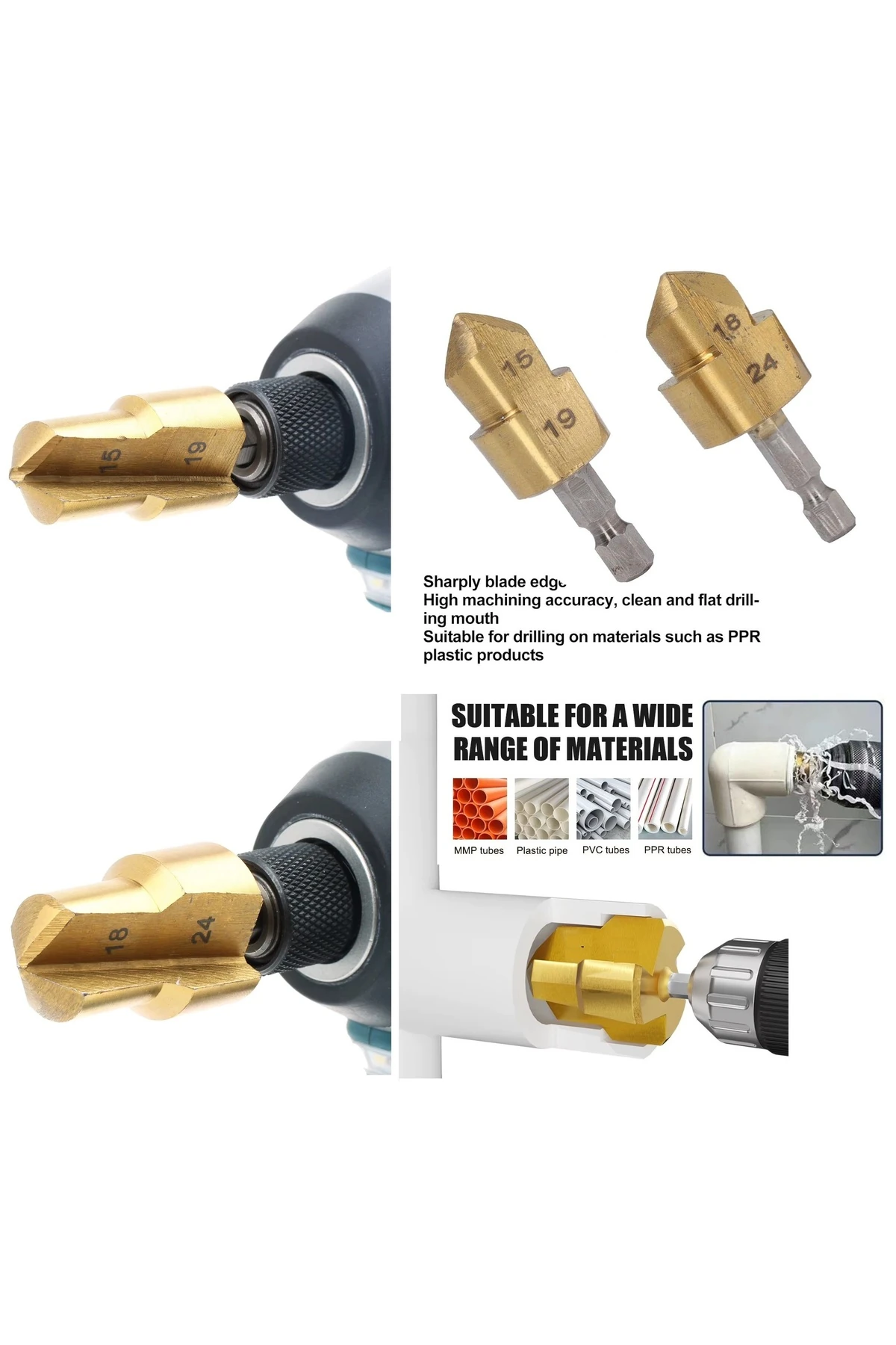 Su Borusu Tamir Paftası Plastik Boru Kesici Makas Kaynak Birleştirme Genişletme Tesisatcı Alet Seti