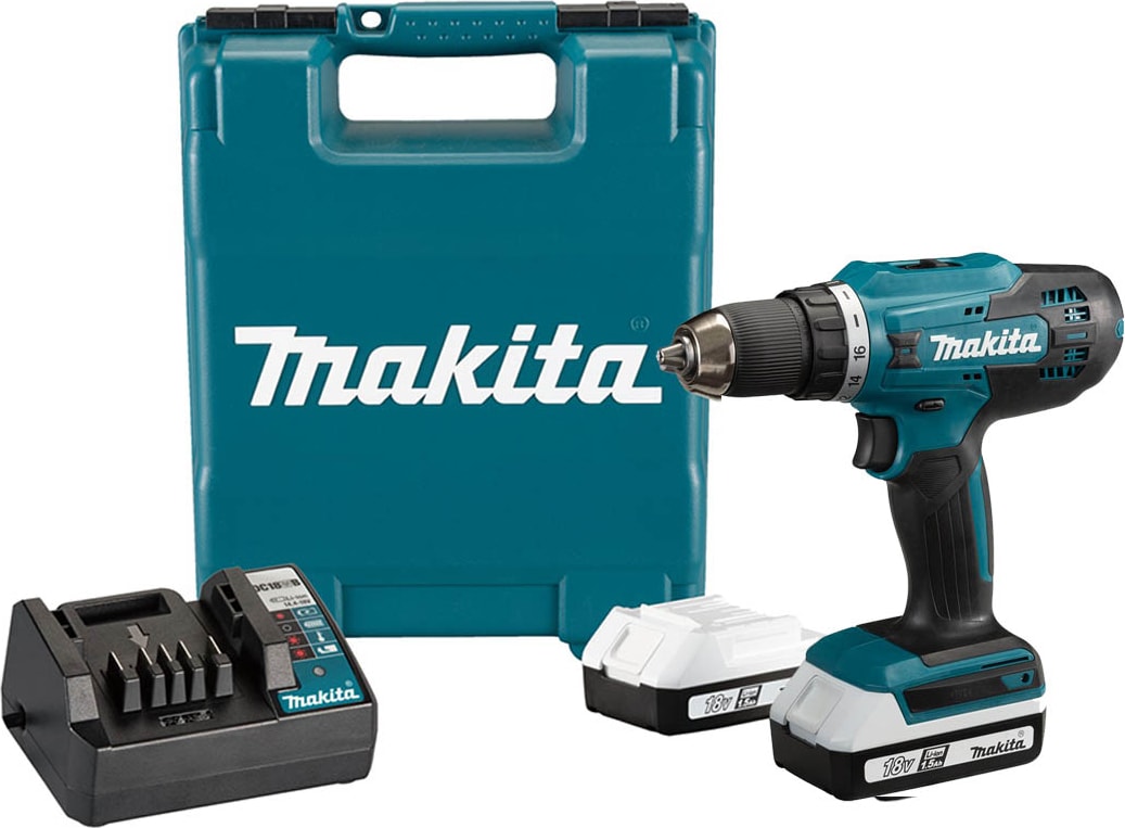 MAKİTA DF488D002 Darbesiz Matkap Vidalama 18V 1,5AH Çift Akülü