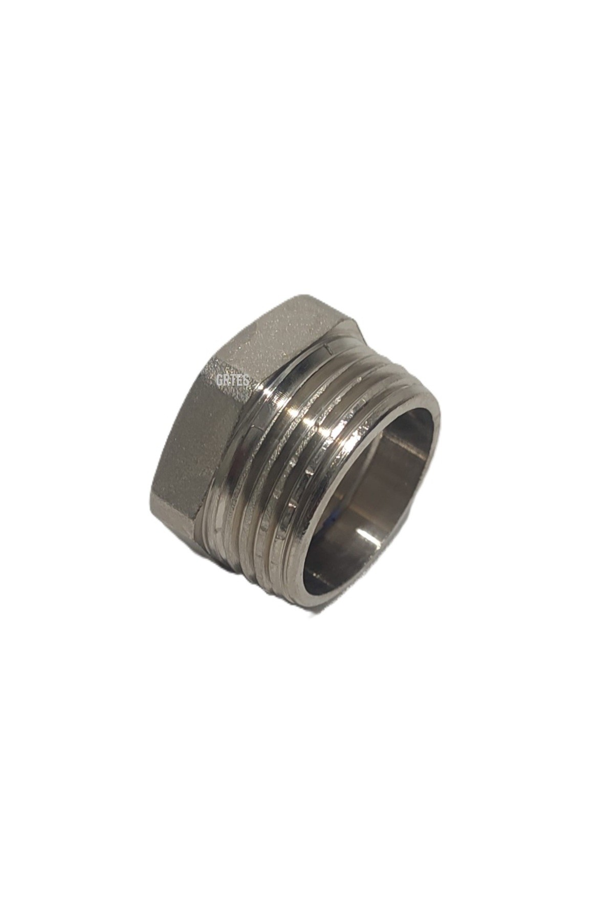 (10'lu Pake) 3/4" x 1" Sarı/Krom Redüksiyon - Brass Reduction