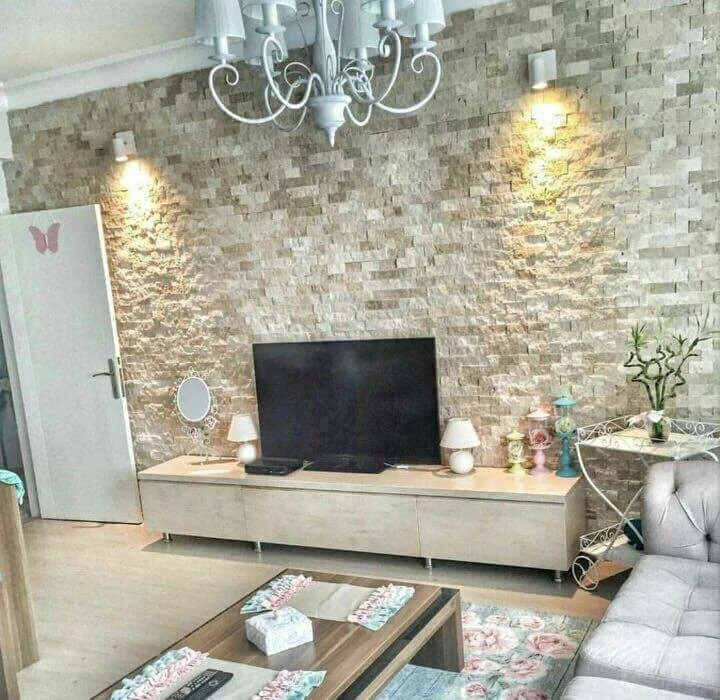 5X10 Fileli Rustik Traverten Patlatma Taş Denizli