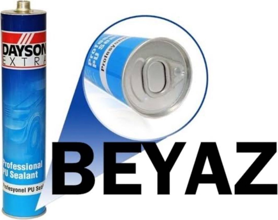Pu Mastik (4ADET) Yapıştırıcı Beyaz - Süper Güçlü Yapıştırıcı Yeni Tarihli